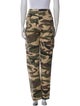 FRAME Camouflage Print Straight Leg Pants