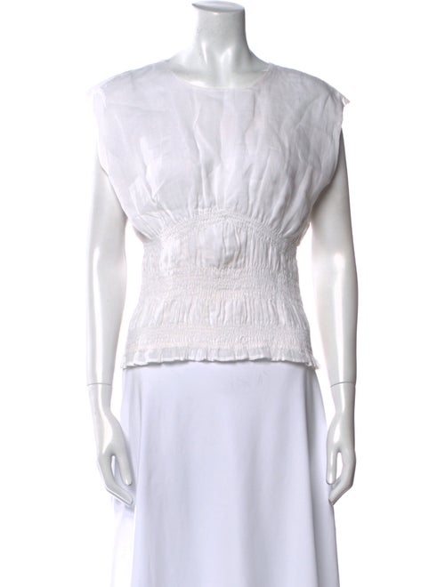 FRAME Bateau Neckline Short Sleeve Top