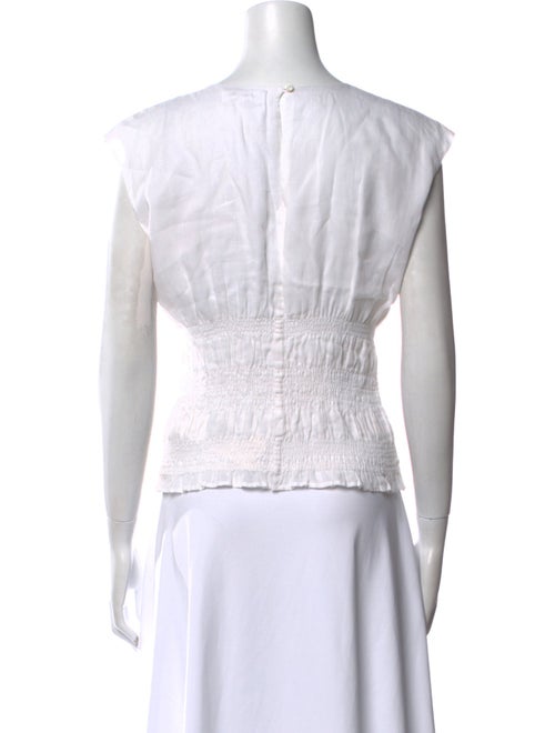 FRAME Bateau Neckline Short Sleeve Top