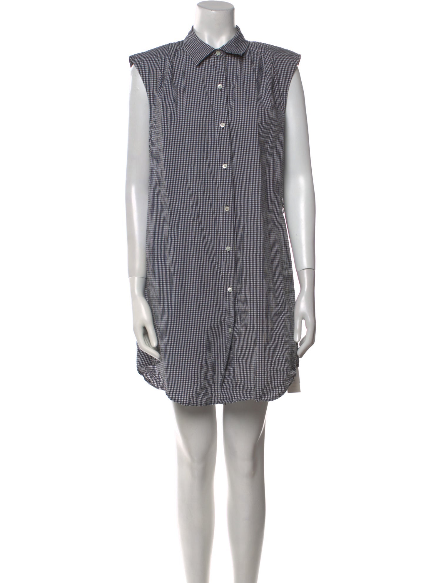 FRAME Plaid Print Mini Dress