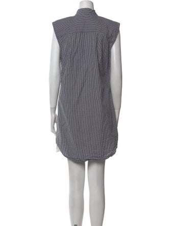 FRAME Plaid Print Mini Dress