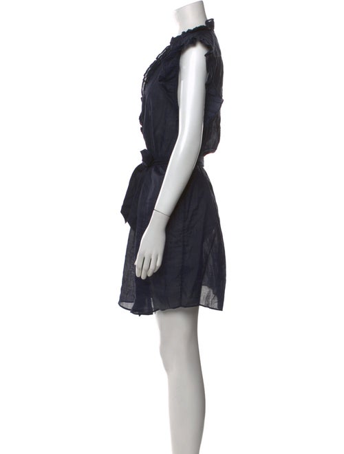 FRAME V-Neck Mini Dress