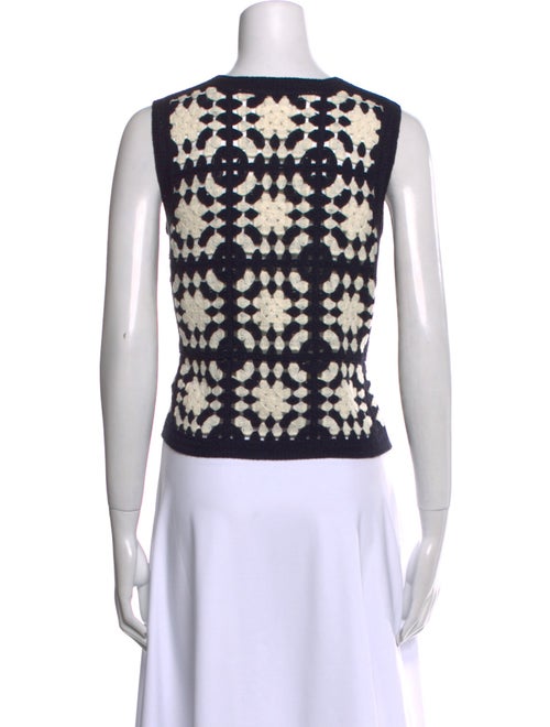 FRAME Printed V-Neck Top