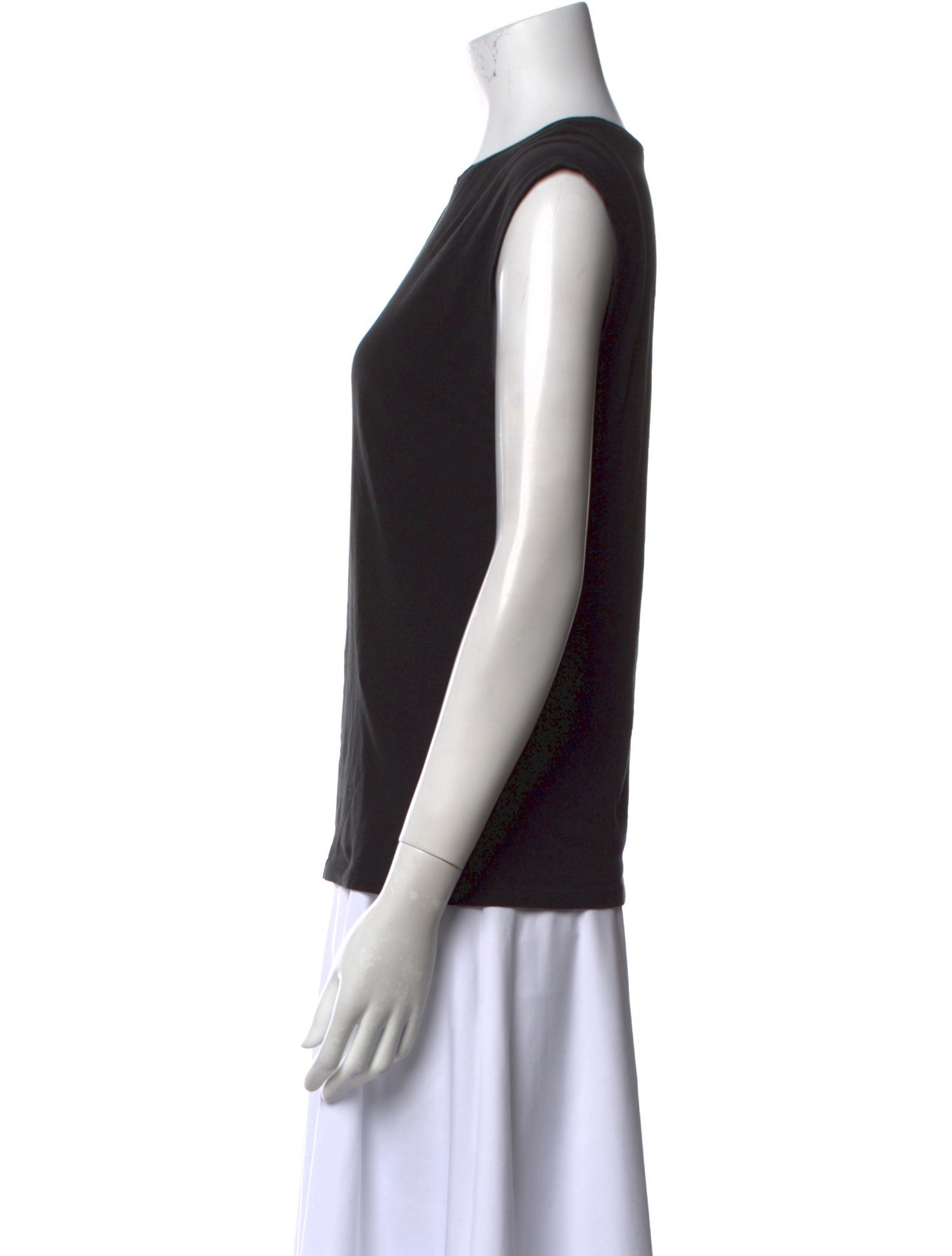 FRAME Crew Neck Sleeveless Top