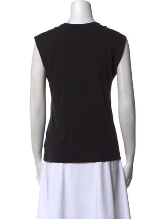 FRAME Crew Neck Sleeveless Top