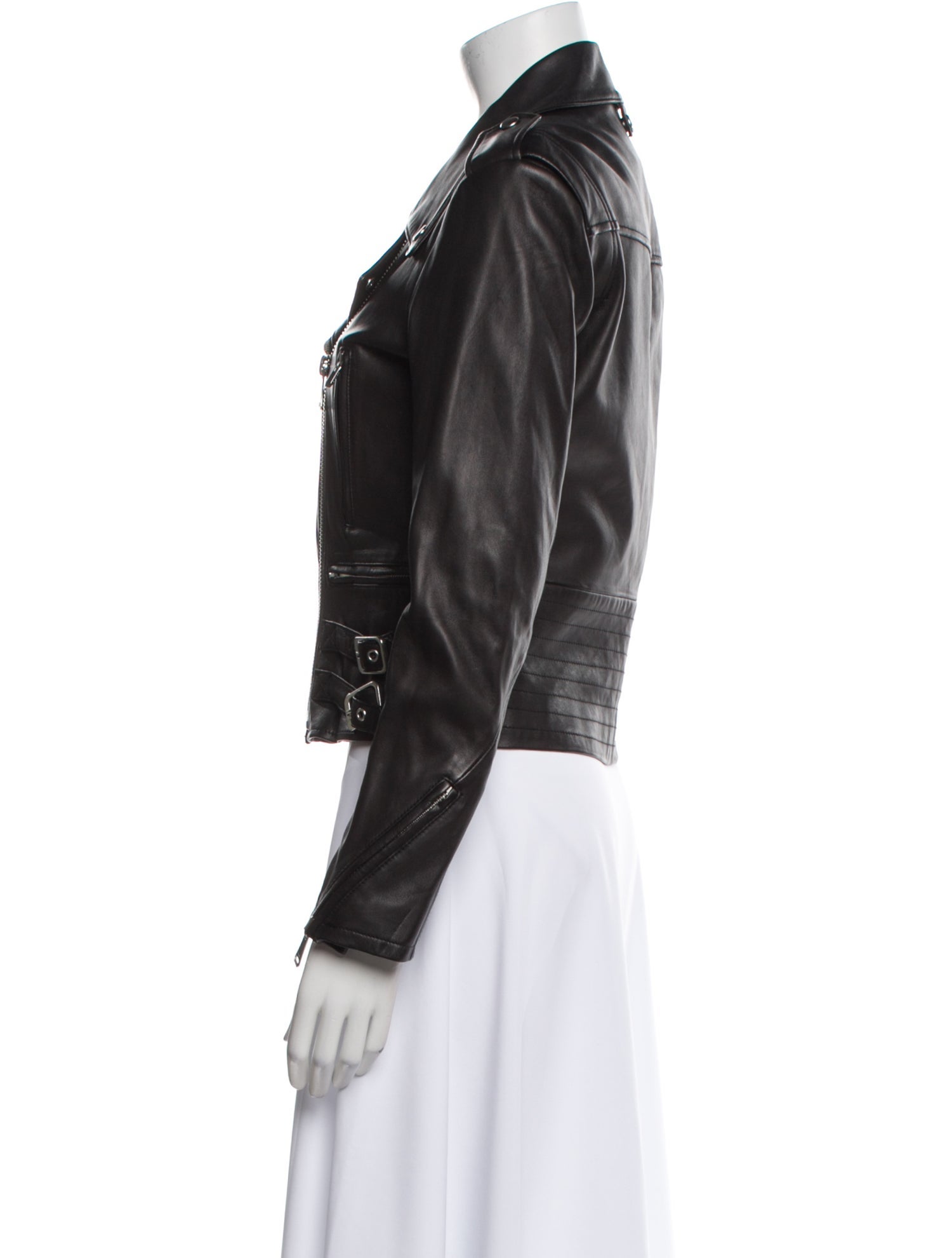 FRAME Leather Biker Jacket