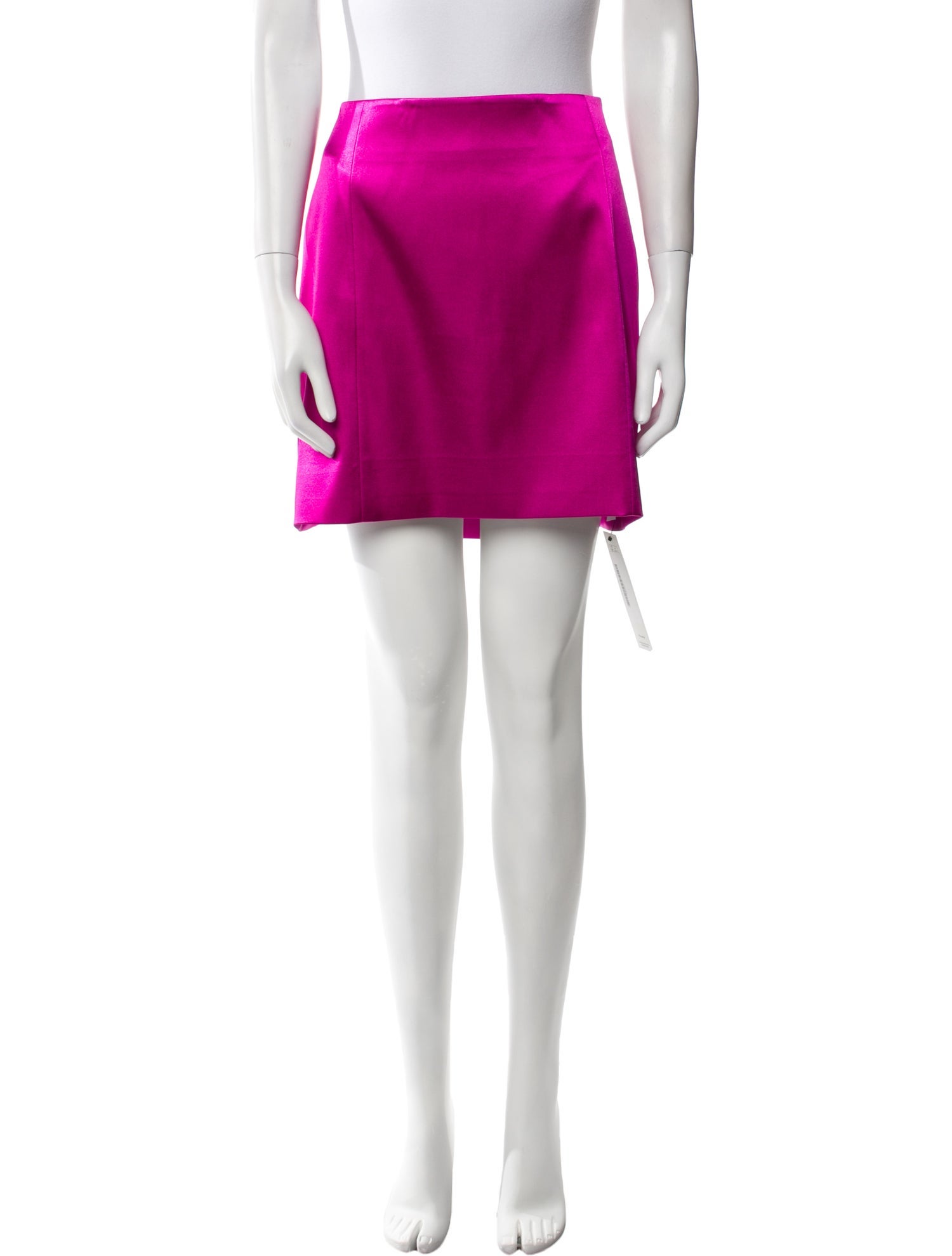 FRAME Raw-Edge Trim Mini Skirt