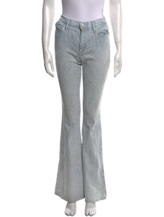 FRAME Striped Wide Leg Pants