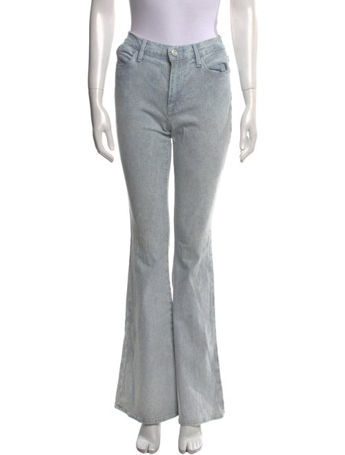 FRAME Striped Wide Leg Pants