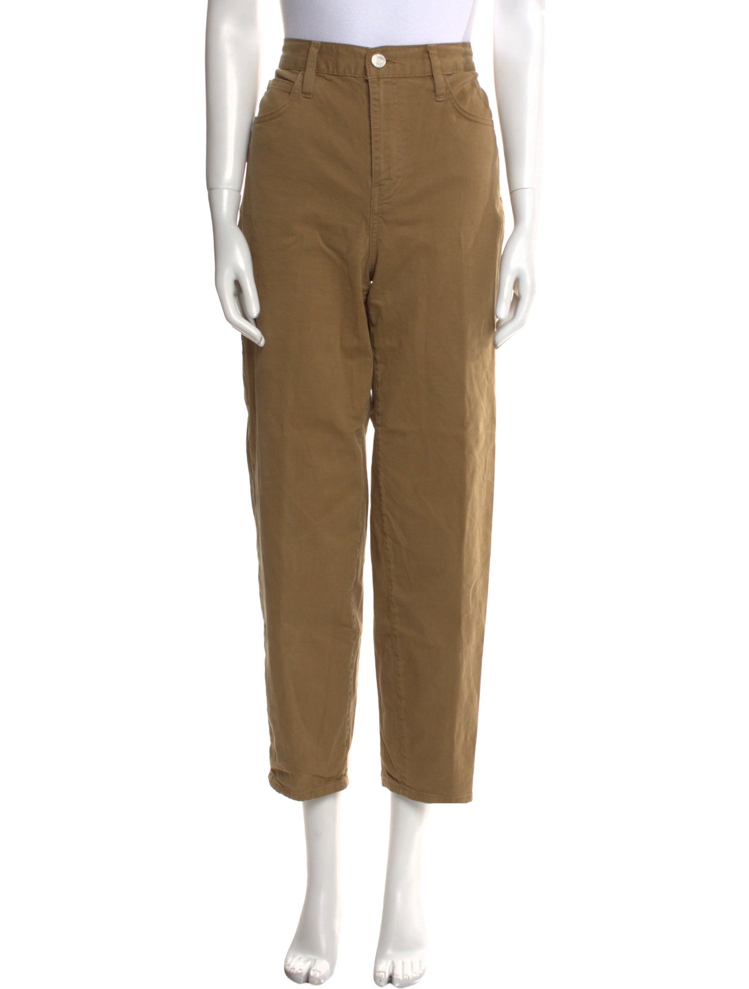 FRAME High-Rise Straight Leg Jeans