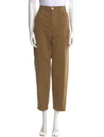 FRAME High-Rise Straight Leg Jeans