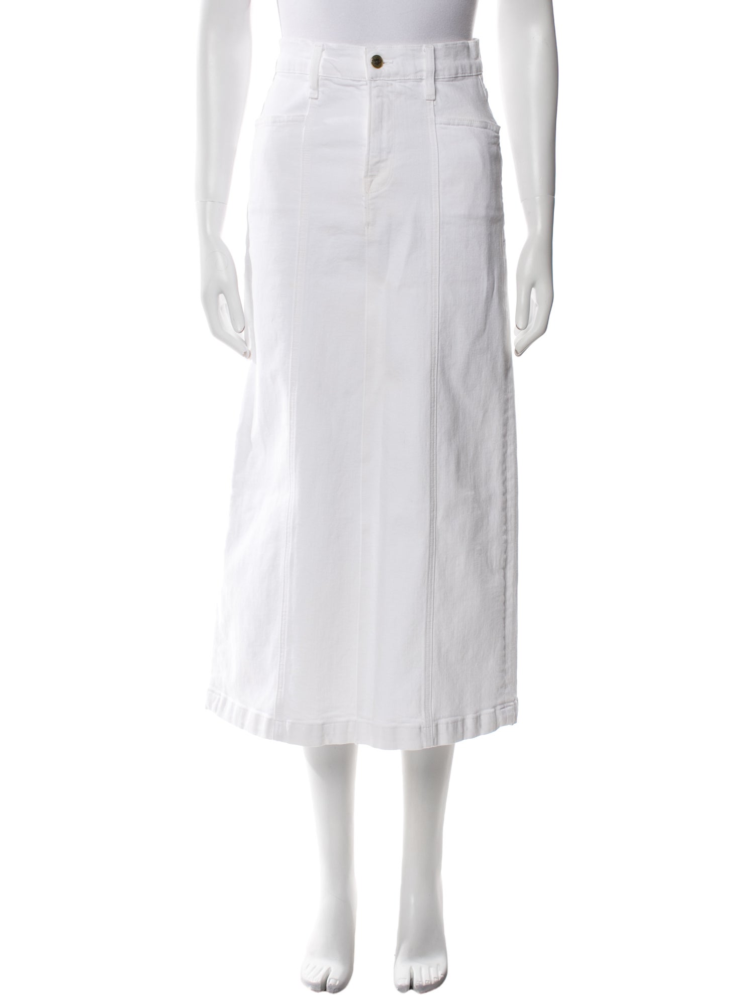 FRAME Midi Length Skirt