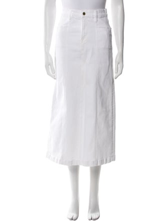 FRAME Midi Length Skirt