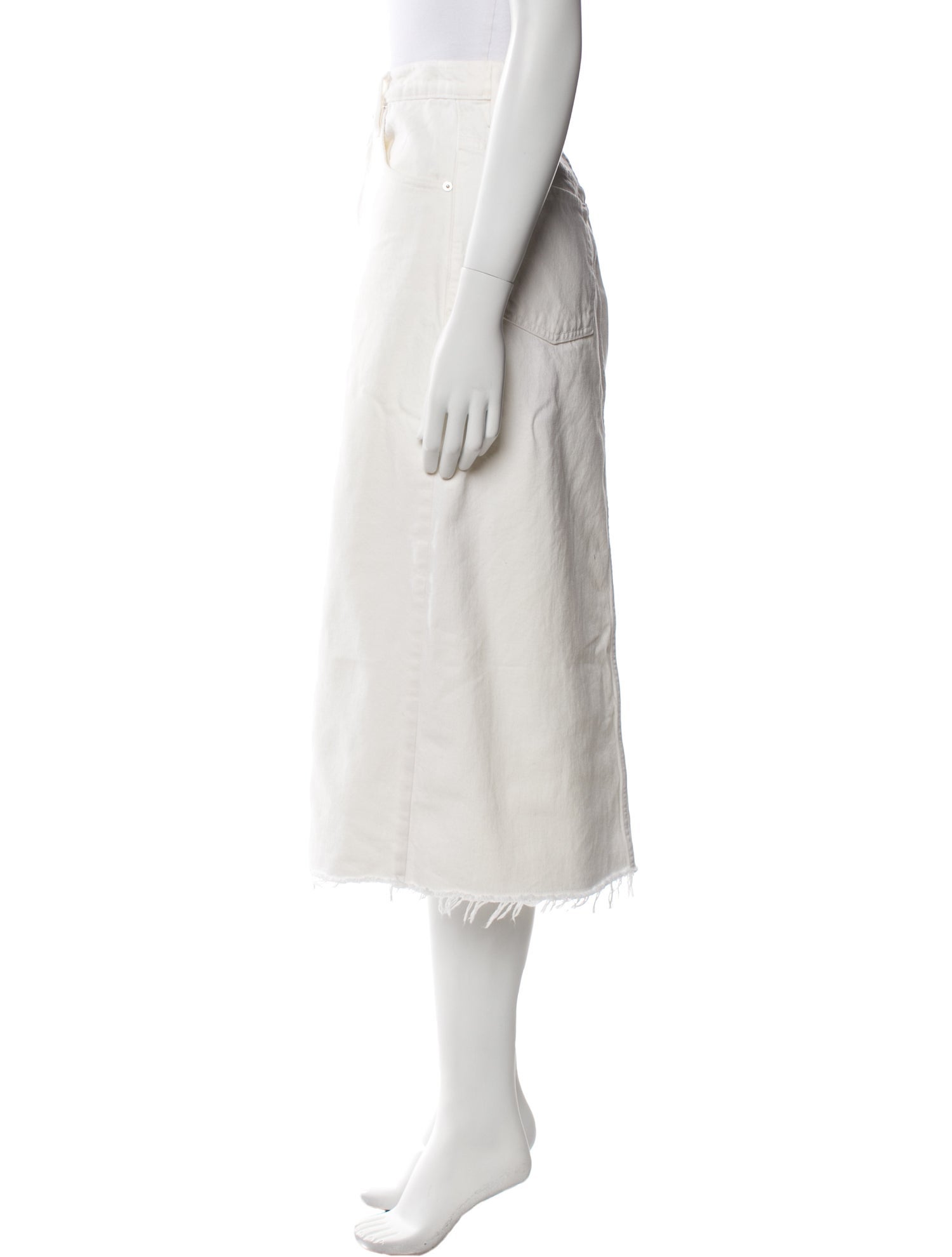 FRAME Midi Length Skirt