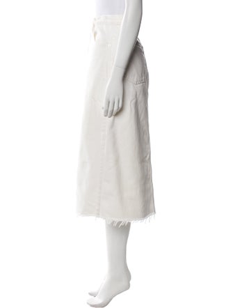 FRAME Midi Length Skirt