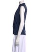 FRAME Mock Neck Sleeveless Top