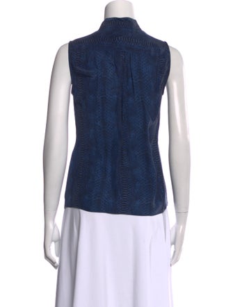 FRAME Mock Neck Sleeveless Top