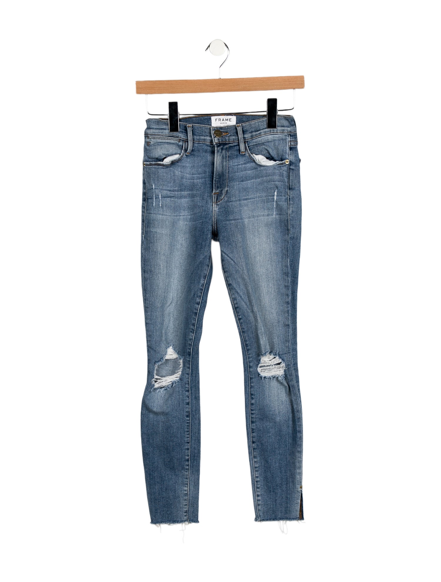 FRAME Skinny Leg Pants