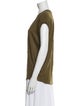 FRAME Linen Scoop Neck T-Shirt