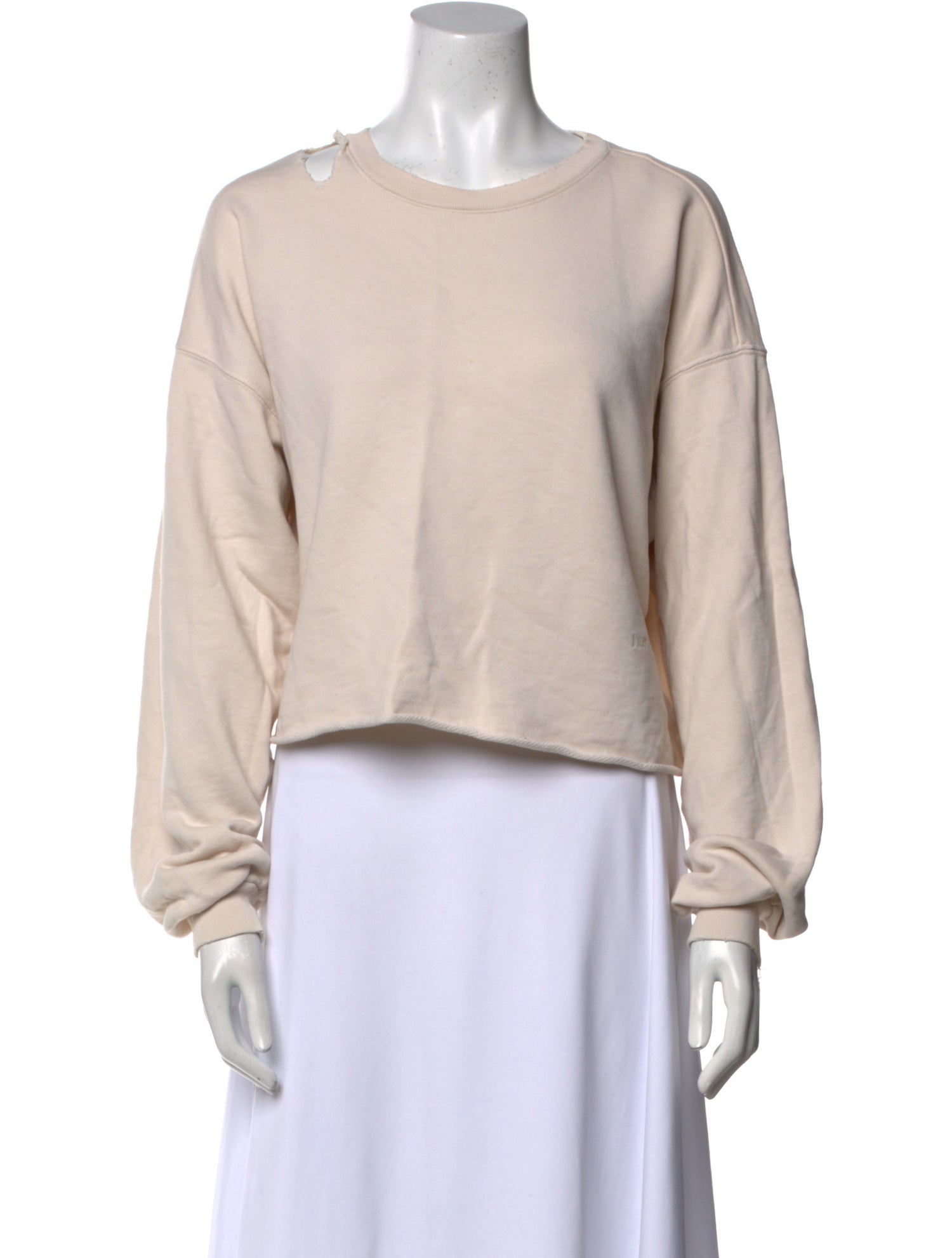 FRAME Bateau Neckline Long Sleeve Sweatshirt