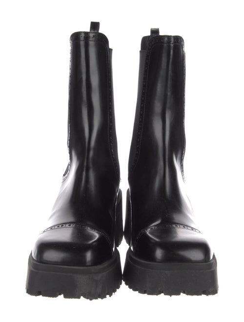 FRAME Patent Leather Chelsea Boots