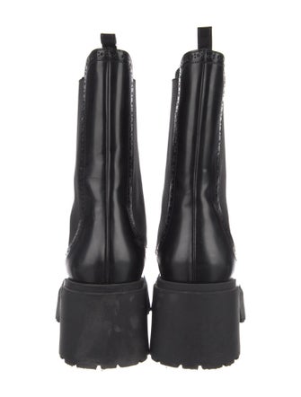 FRAME Patent Leather Chelsea Boots