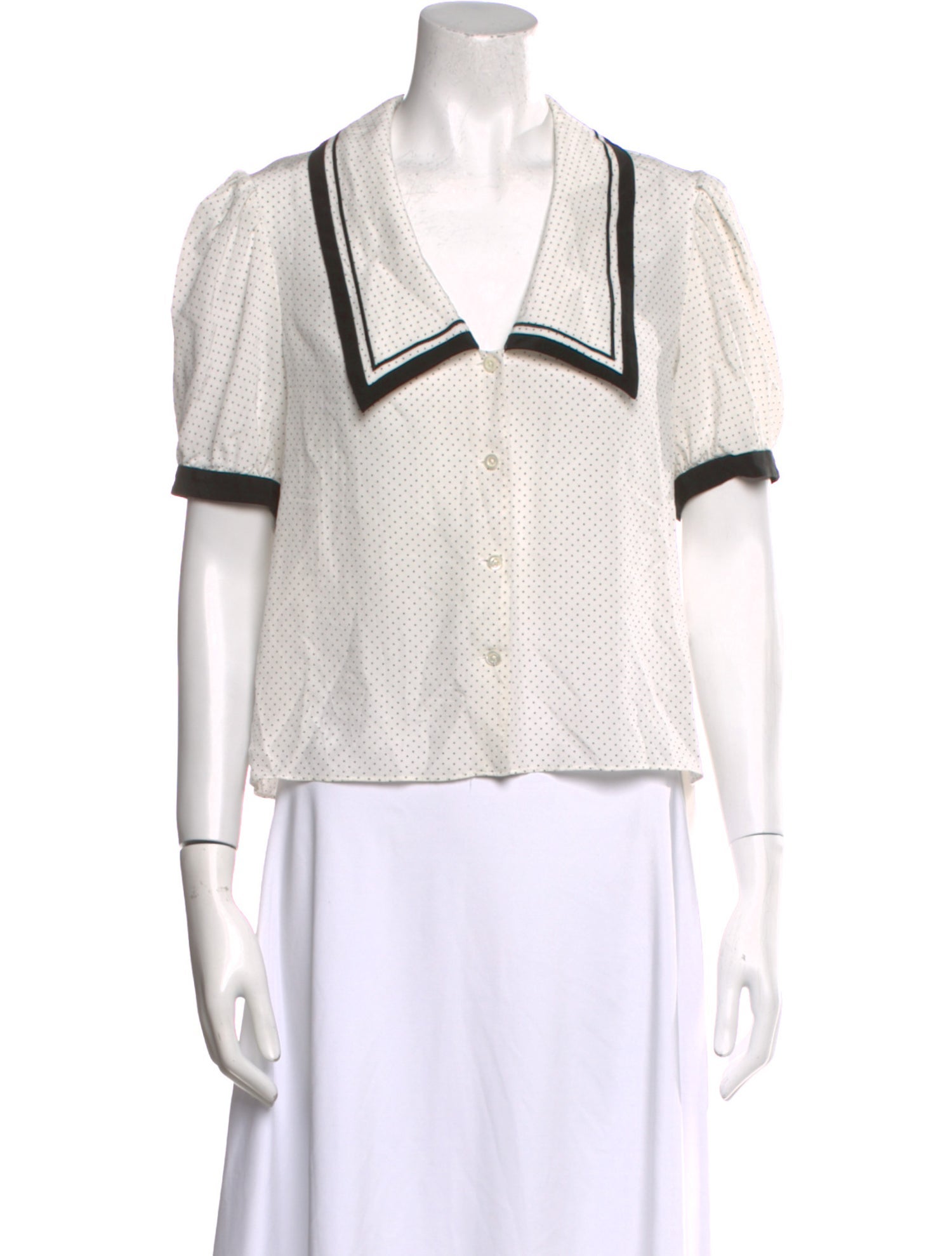 FRAME Silk V-Neck Crop Top