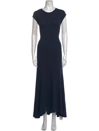 FRAME Crew Neck Long Dress