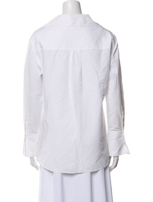 FRAME Cowl Neck Long Sleeve Blouse