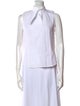 FRAME Mock Neck Sleeveless Blouse