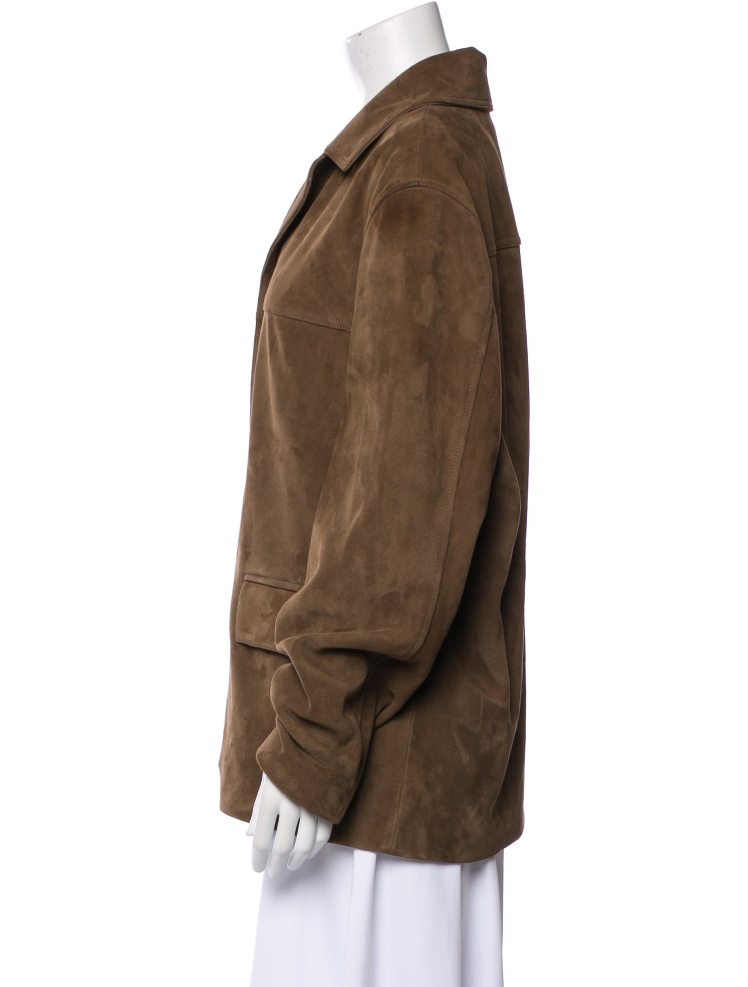 FRAME Goat Leather Utility Jacket