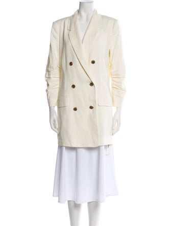 FRAME Linen Trench Coat