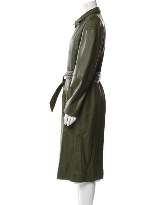 FRAME Leather Trench Coat