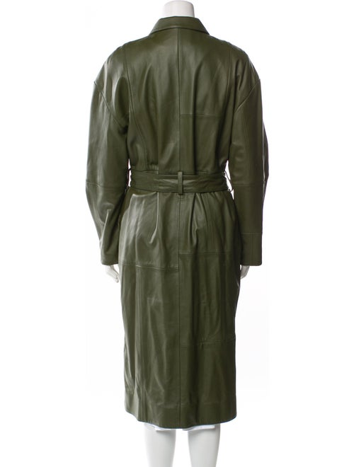 FRAME Leather Trench Coat