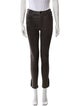 FRAME Leather Skinny Leg Pants