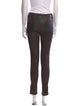 FRAME Leather Skinny Leg Pants