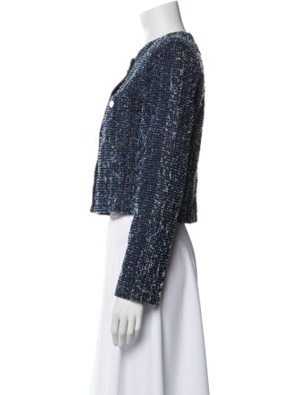 FRAME Tweed Pattern Evening Jacket