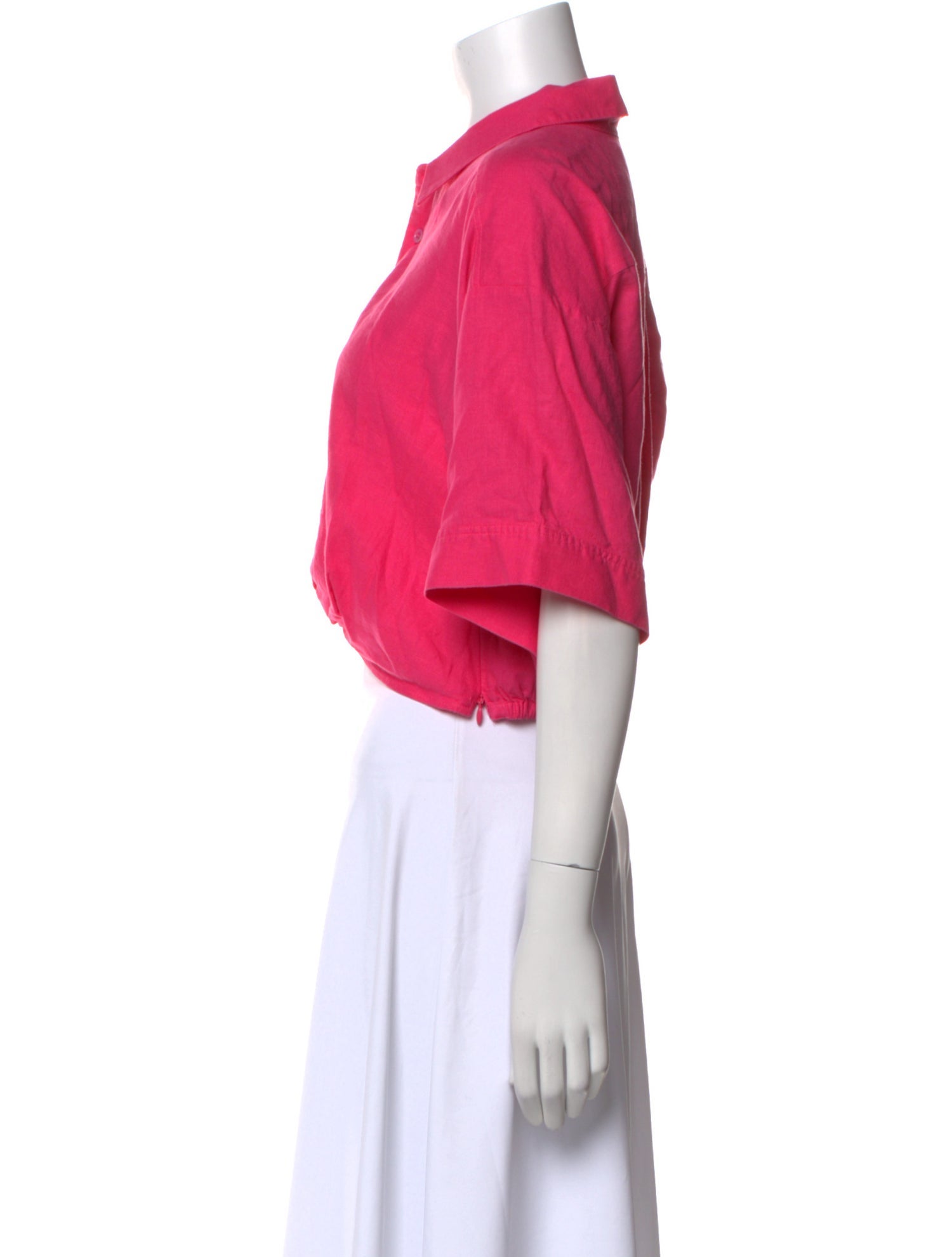 FRAME Short Sleeve Crop Top