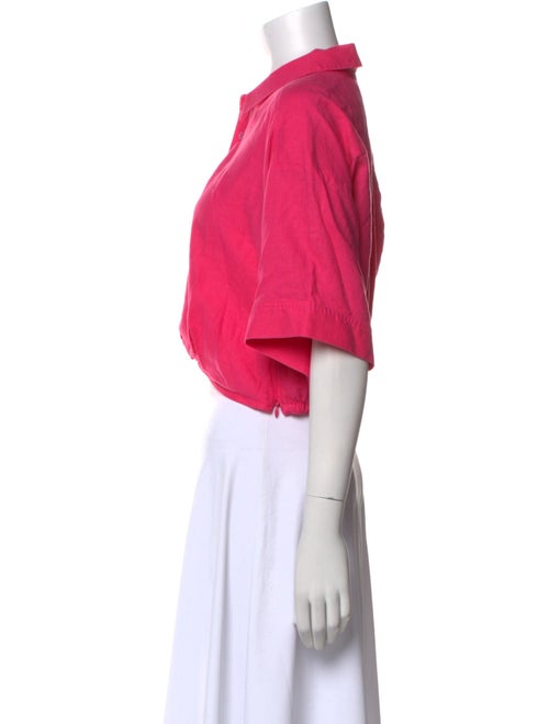 FRAME Short Sleeve Crop Top