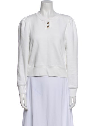 FRAME Crew Neck Long Sleeve Sweatshirt