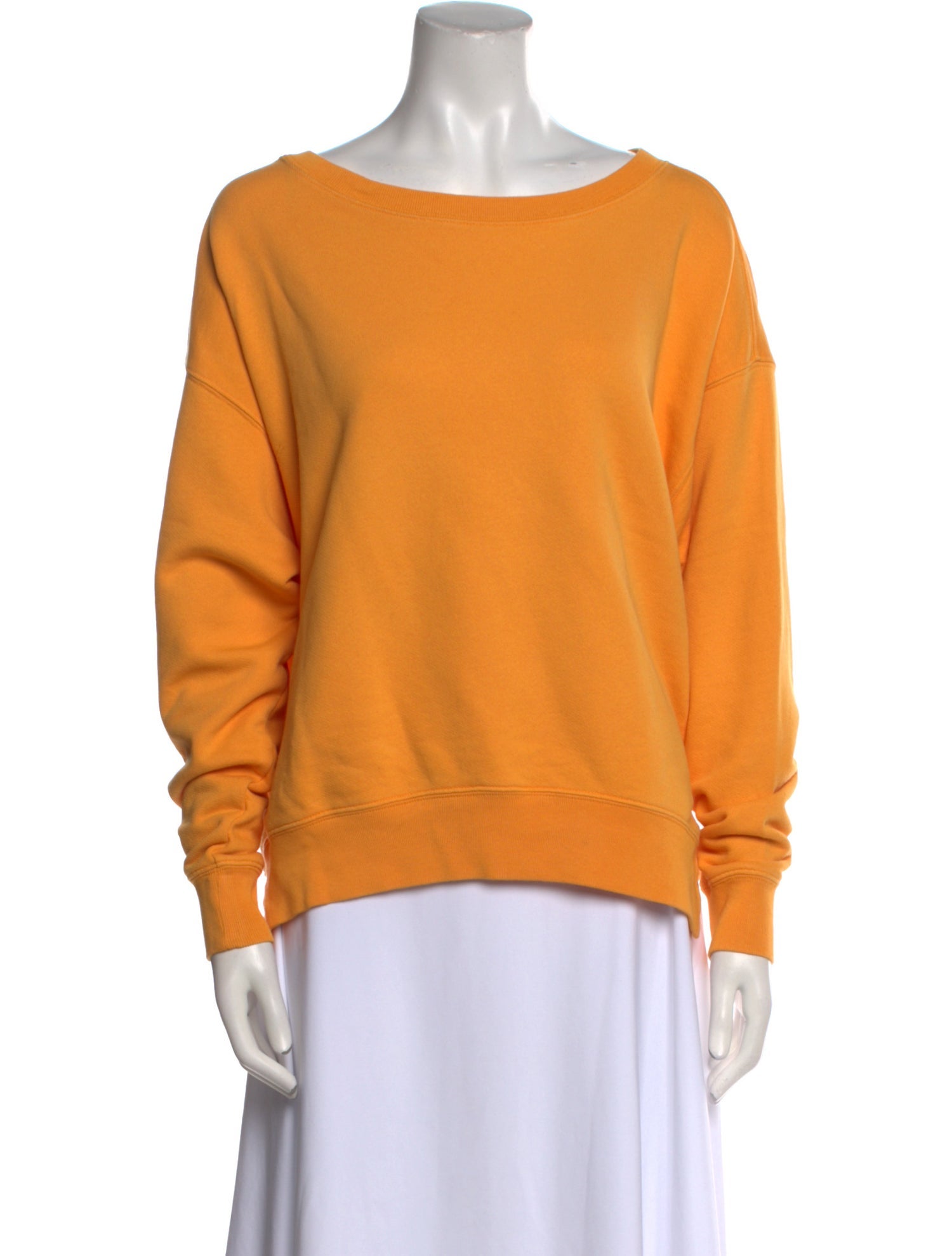 FRAME Scoop Neck Long Sleeve Sweatshirt