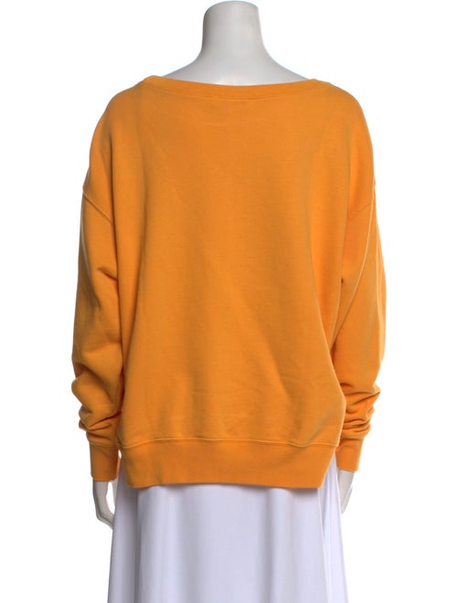FRAME Scoop Neck Long Sleeve Sweatshirt