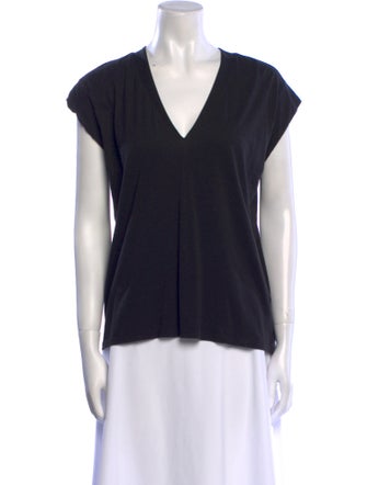 FRAME V-Neck Short Sleeve Top