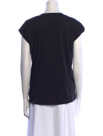 FRAME V-Neck Short Sleeve Top