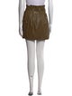 FRAME Lamb Leather Mini Skirt