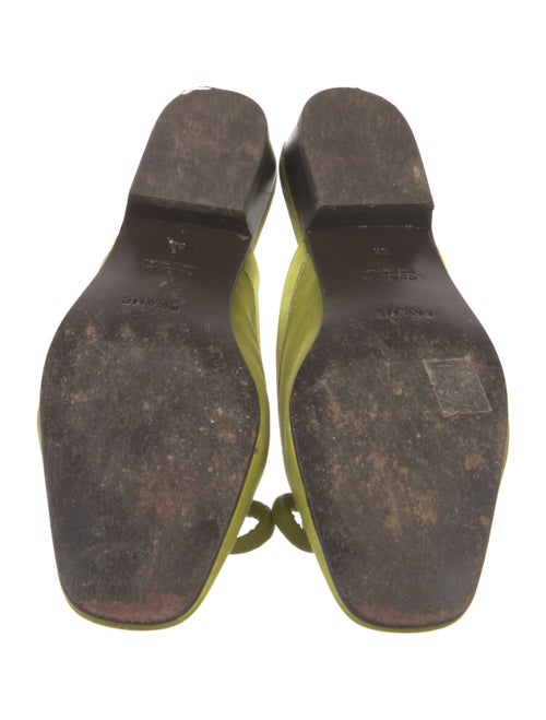 FRAME Satin Braided Accents Mules