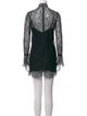FRAME Lace Pattern Mini Dress