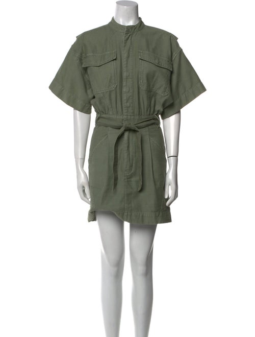 FRAME Mock Neck Mini Dress