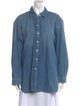 FRAME Long Sleeve Button-Up Top