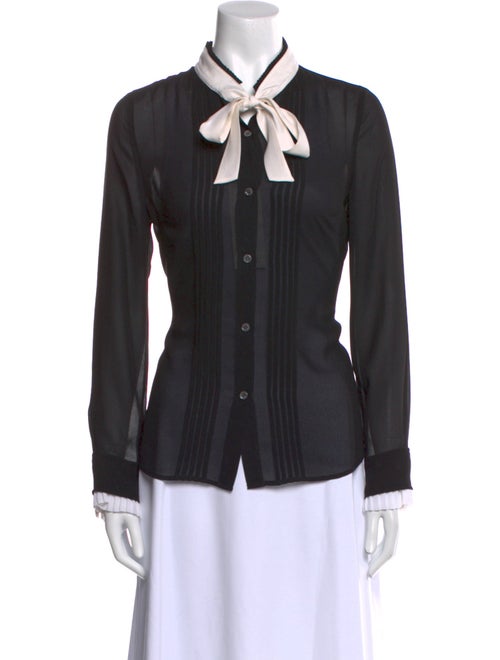 FRAME Long Sleeve Button-Up Top